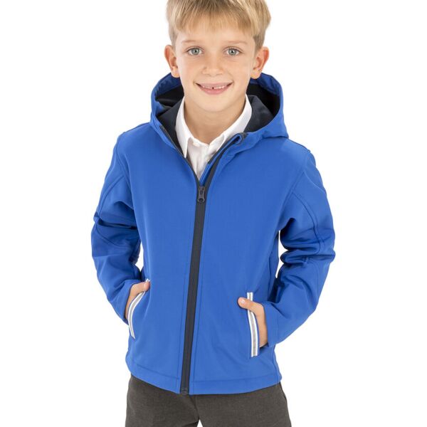 Core junior TX performance hooded softshell jacket Thumbnail